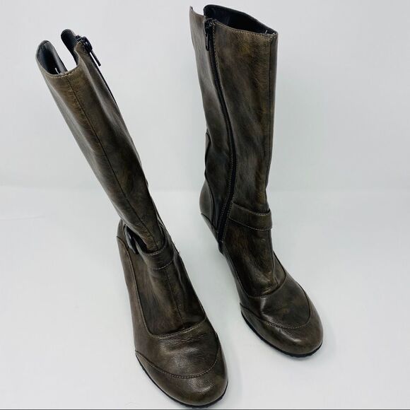 BOC - Faux Leather Boots w/ Buckle (8) - Picture 1 of 14